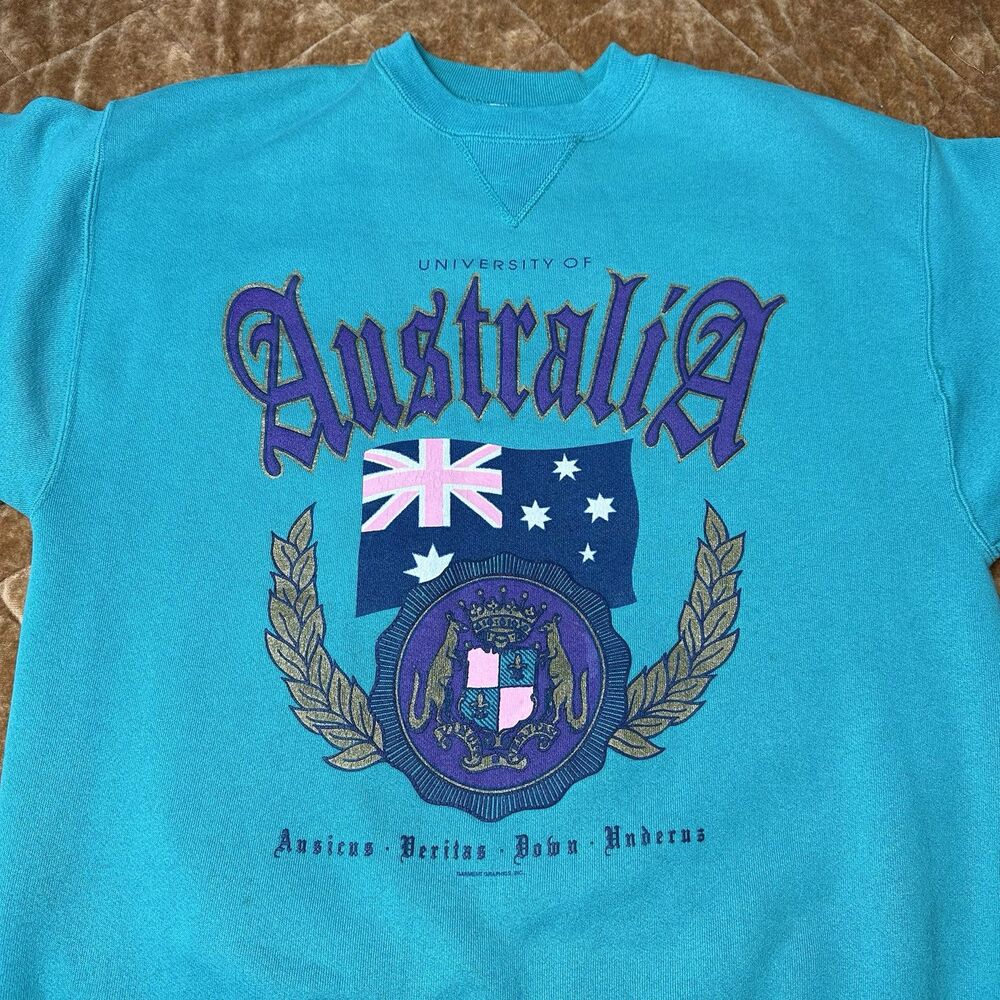 Vintage University of Australia Crewneck Sweatshirt Size XL Hanes Classics